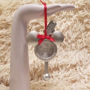 Disney Parks Mickey Rattle Baby's 1st Ornament